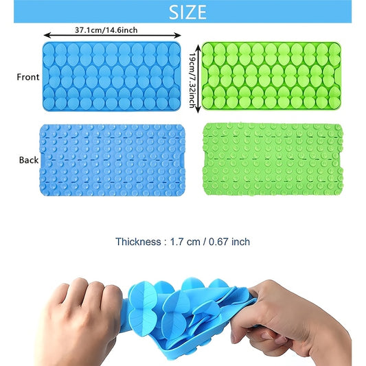 1pc PetLickingMat Silicone Dog Feeding Pad, Slow Feeder Mat for Encouraging Natural Foraging Skills, Interactive Feeding Game Toy for All Dog Breeds, Dishwasher Safe and Easy to Clean