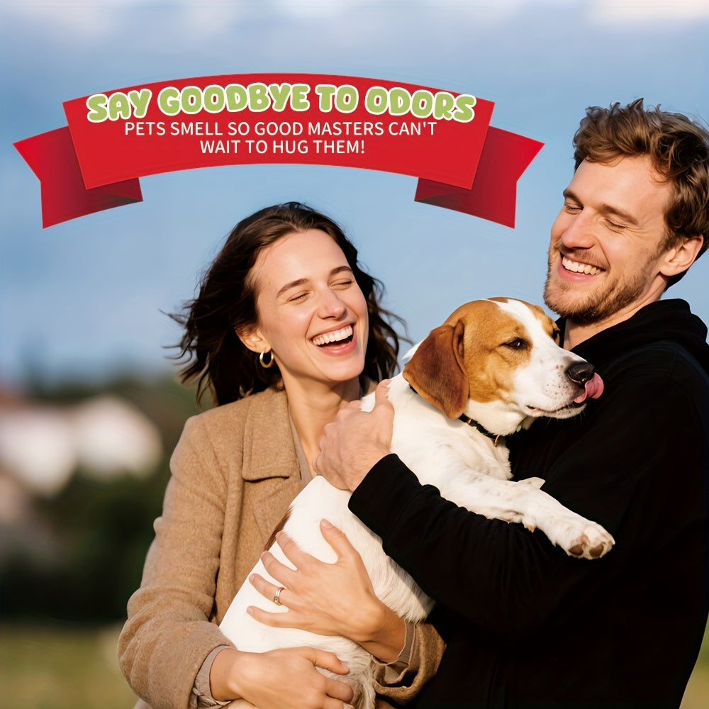 Pet Vanilla Coconut Deodorant Spray, Contains Vanilla and Coconut Ingredients, Fresh Vanilla with Sweet Coconut Care, Gentle and Non-Irritating, Long-Lasting Freshness, Suitable for All Breeds of Pets, Compact and Portable, R