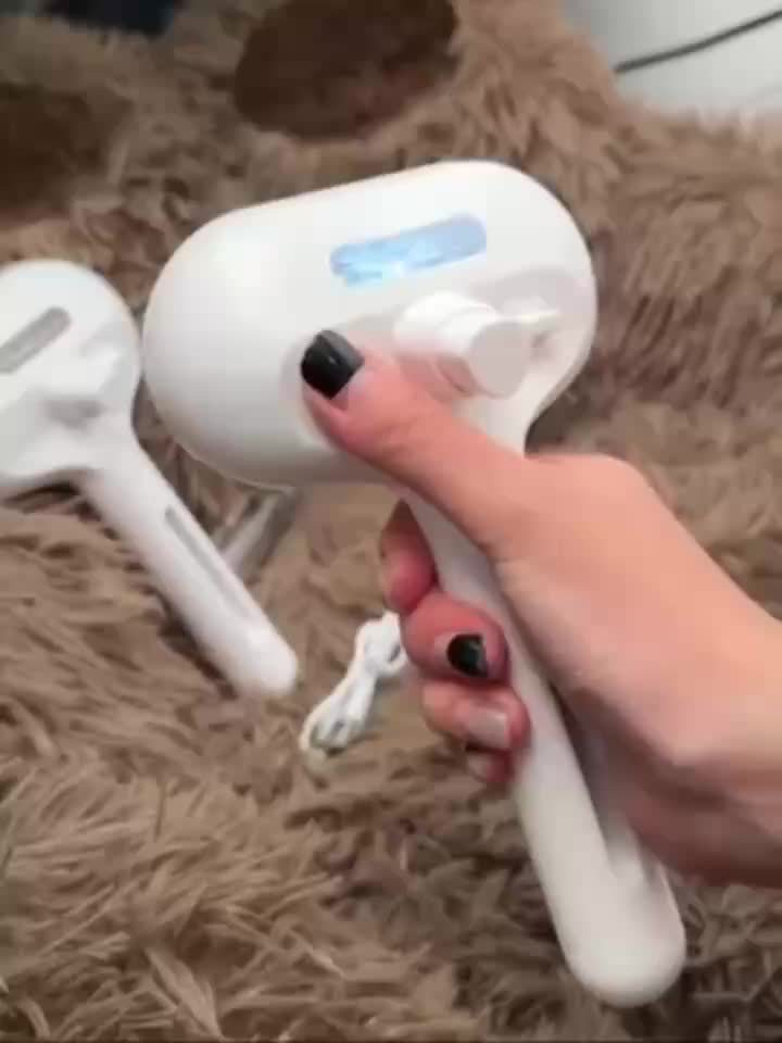 1pc 3-in-1 Automatic Cat & Dog Hair Remover Brush with Spray Function - USB Rechargeable, Ergonomic Handle for Indoor Cats, Dogs, Rabbits - Gentle on Sensitive Light Beige, Cat Hair Remover, K, Dog Hair Removing Massage Brush