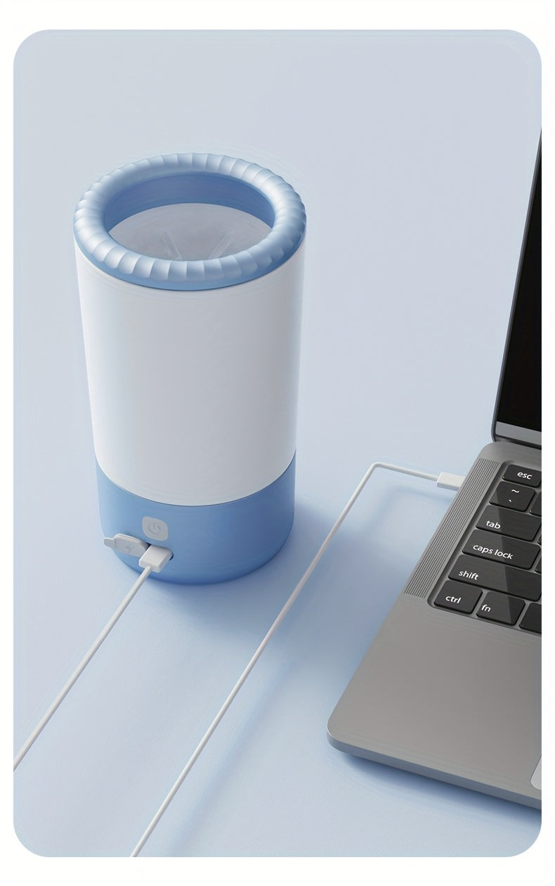 Pet Foot Washing Cup, Electric Dog and Cat Foot Washer, USB-Rechargeable Pet Outdoor Cleaning Supply, Pet Grooming and Cleaning Tool, The Best Gift for Your Beloved Pets, Pet Foot Cleaner, Dog Washing Supplies, Dog Scrub Brus