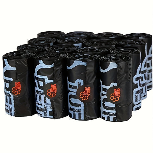 [Leak-Proof Dog Poo Bags] Tuff Pets Extra Thick Leak-Proof Dog Poo Bags W/ Tie Handles