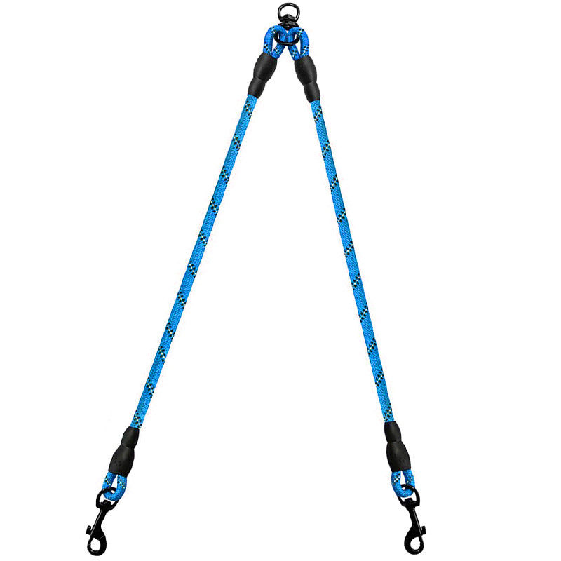 JOYTALE Reflective Dual Leash for 2 Dogs - No Tangle Walking Leash with Comfortable Handle