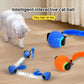 1pc interactive cat and dog toy for indoor cats - rechargeable automatic fast ball, intelligent tail chase and pet chase games, reinforced and durable plastic design, cat and dog toy interaction, playful design, pet entertain