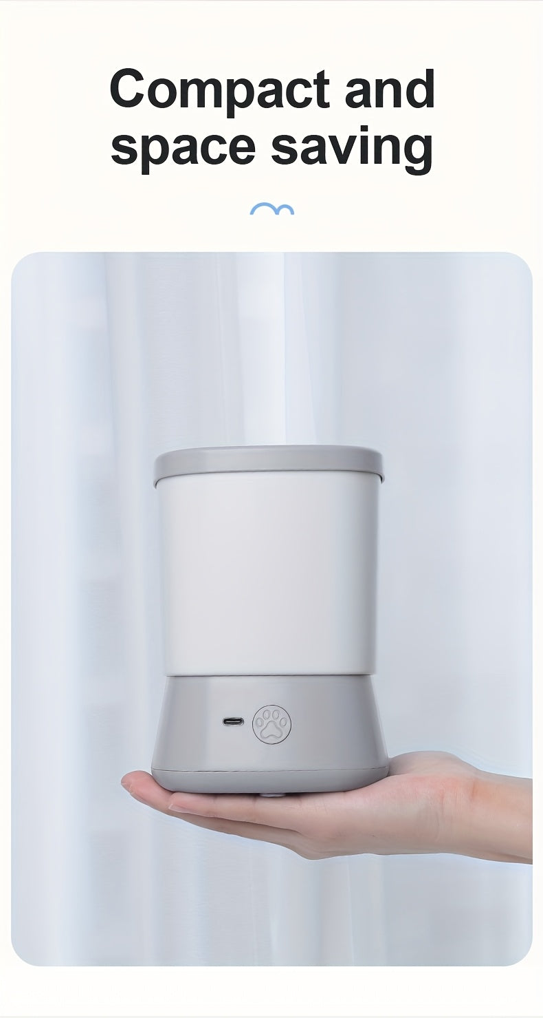 Pet Care Essentials, 1200mAh Battery, USB Pet Cleaner - Gentle and Nourishing, Suitable for Small to Medium Pets - Convenient Indoor & Outdoor Use, Hygienic Solution for Healthy Paws Anytime, Paw Washer Cup for Dogs and Cats