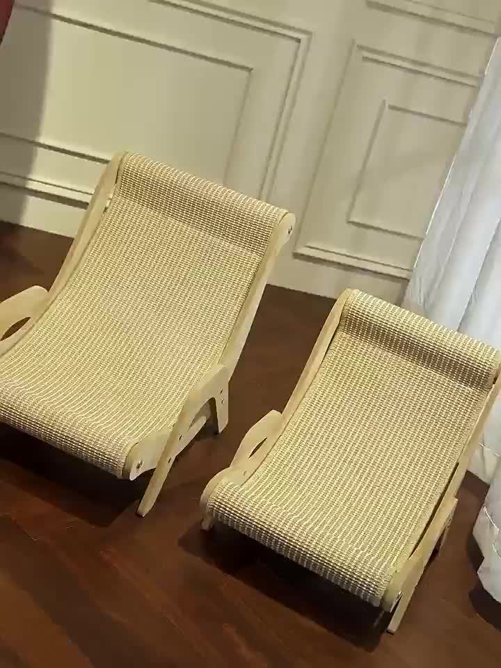 Sturdy Elegant Sisal Cat Scratching Chair - Durable Scratch-Resistant Pet Furniture with 3 Styles, High-Quality Large Cat Resting Area for Indoor Cats, Scratch-Resistant Design for Climbing, Resting & Play, Cat Furniture, Cla