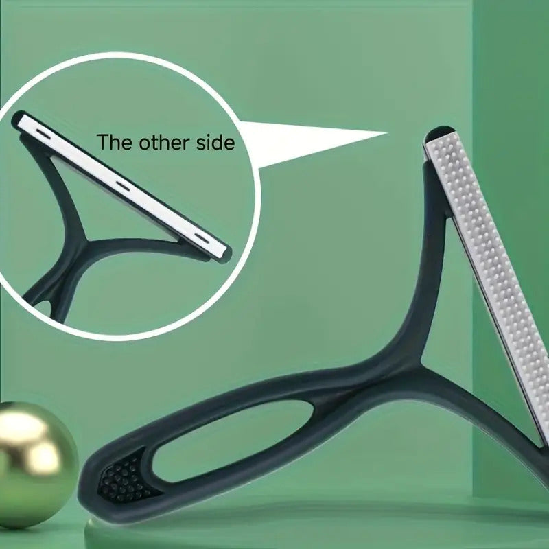 4pcs Reusable Pet Hair Cleaning Kit for Dogs & Cats - Durable Plastic Grooming Tools with Ergonomic Handles, Gentle on Fabric & Carpets, Ideal for Sofa, Furniture & Clothes - Includes Detangling Brush, Deshedding Brush, Flea