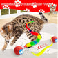 BonreLife Automatic Rolling Cat Ball Toy with LED Lights, USB Rechargeable, Bite-Resistant Silicone, Safe for All Cat Sizes - Interactive Indoor Play for Cats, Interactive Cat Toy