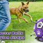 Durable Rubber Dog Soccer Ball with Straps - Interactive Chew-Resistant Pet Toy for All Breed Sizes, Purple & Black with Paw Print Design, Indoor/Outdoor Play & Training, Dog Ball Toy, Large Surface Area