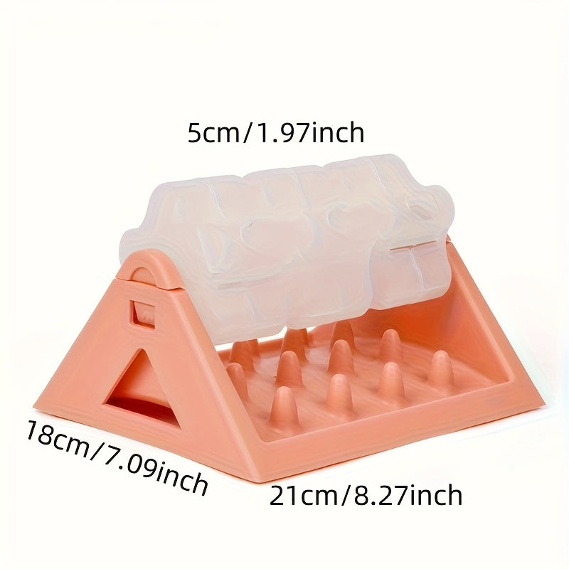 Interactive Slow Feeder Pet Toy - 360° Rotating Puzzle Feeder, Durable PP Material for Weight Loss and Anti-Gobble, Prevents Boredom to Prevent Obesity, Suitable for Cats and Dogs