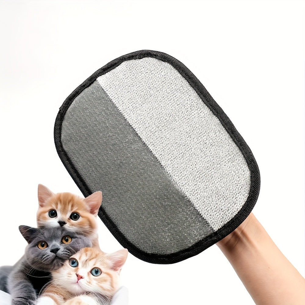 Two Household Hair Removal Brushes, a Pet Hair Removal Tool, Static Electricity Hair Removal Gloves, Reusable, Convenient And Quick, Suitable for Various Environments.