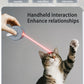 Interactive Laser Cat Toy with Mouse, 2-in-1 Laser Pointer & Plush-like Wiggling Worm-like Motion, Low-Power (<1mW) Red Light for Solo Play, Stimulates Hunting Instincts (Cats, Kittens)