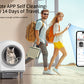 Self Cleaning Cat Litter Tray, 110L Extra Large Automatic Cat Litter Tray for Multiple Cats, with Safety Protection, APP Control, Odor Removal Smart Robot Litter Box, 1 Roll Trash Bags, Self Cleaning Cat Litter Box, Cat Litte