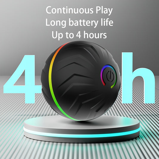 Interactive Dog Toy Ball - Large, Smart Bouncing Ball for Pets | Intelligent Jumping, Rolling, Durable, USB Rechargeable