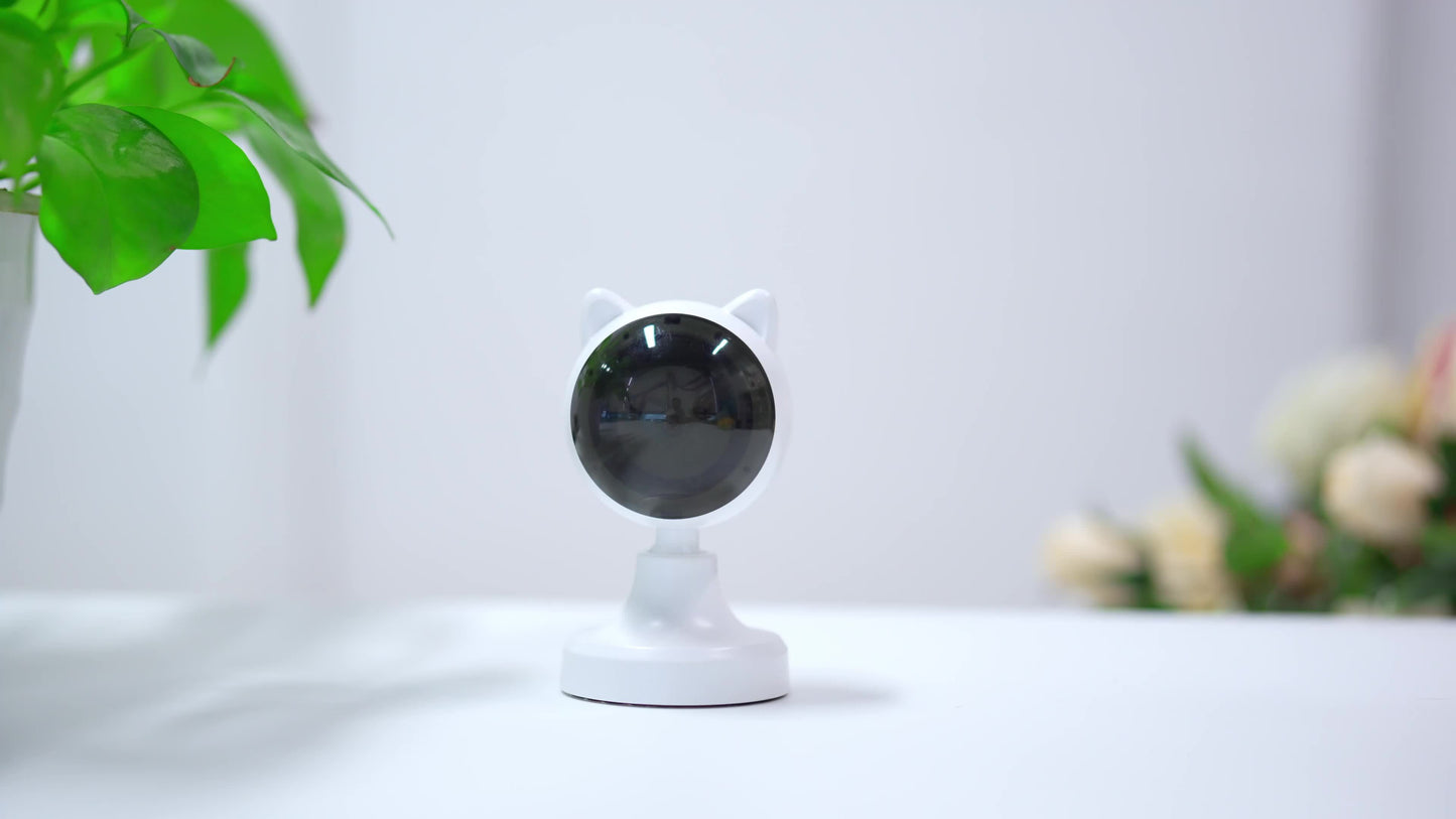 [Endless Fun Laser Chase Toy] Interactive Laser Chase Cat Toy - USB Rechargeable, Handheld or Desktop Mounted, Auto-Switching Timer for Endless Fun