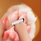 Dog Nail Trimmers with LED Light, Low Noise Pet Clippers, 18mm Blade Waterproof Rechargeable Dog Nail Clippers & Cat Nail Clipper for Grooming Paws, Ears, Face, Eyes