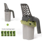 All-In-One Storage Portable Cat Cleaning Cat Litter Shovel with Built-In Garbage Bag Automatic Poop Scooper Set Cat Shovel