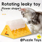 Interactive Slow Feeder Pet Toy - 360° Rotating Puzzle Feeder, Durable PP Material for Weight Loss and Anti-Gobble, Prevents Boredom to Prevent Obesity, Suitable for Cats and Dogs