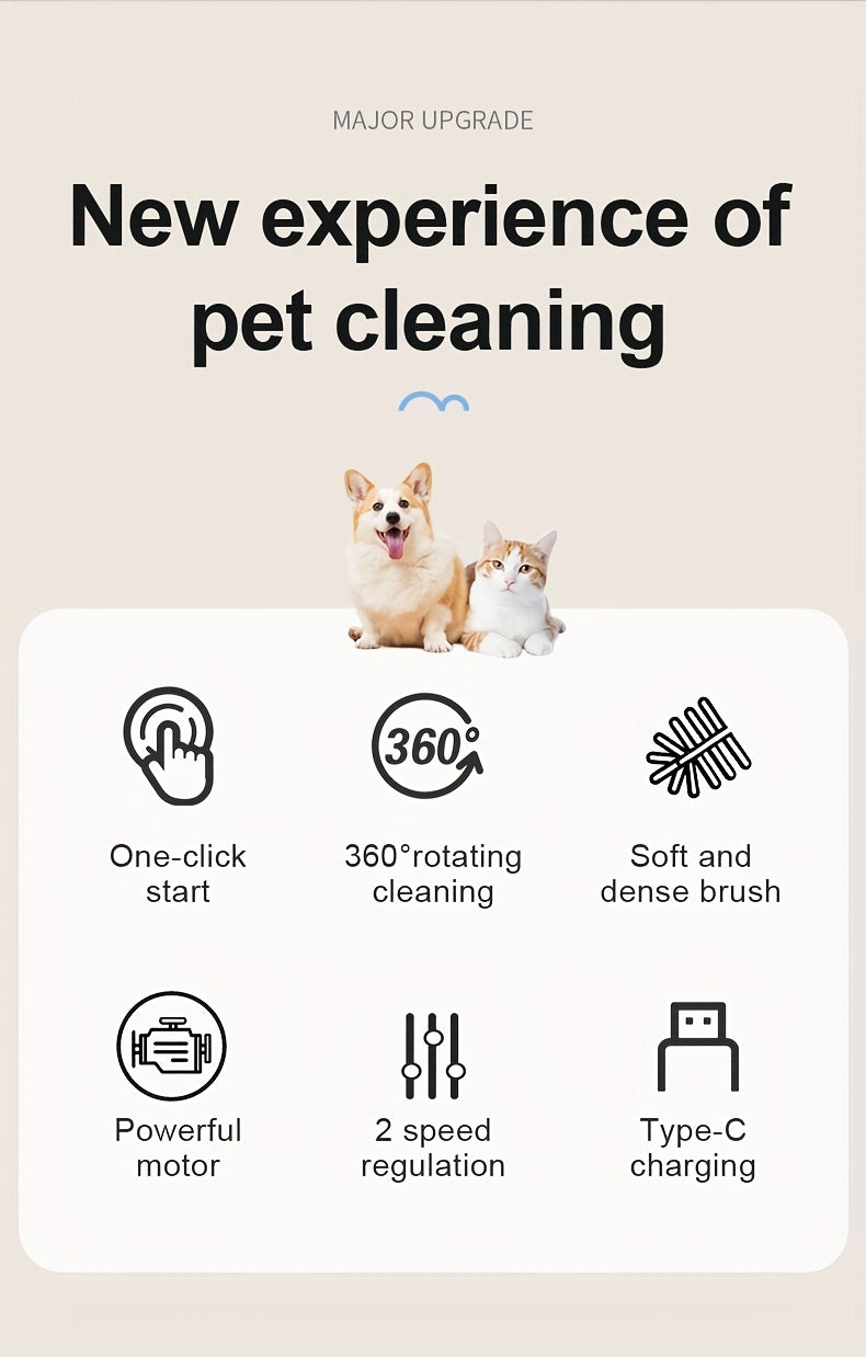 Pet Care Essentials, 1200mAh Battery, USB Pet Cleaner - Gentle and Nourishing, Suitable for Small to Medium Pets - Convenient Indoor & Outdoor Use, Hygienic Solution for Healthy Paws Anytime, Paw Washer Cup for Dogs and Cats