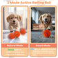 The smart dog toy ball features automatic moving, bouncing, and rotating functions, as well as an intelligent sleep mode and tap-to-start function. Made of E-TPU material, it is a dynamic rolling ball specially designed for m