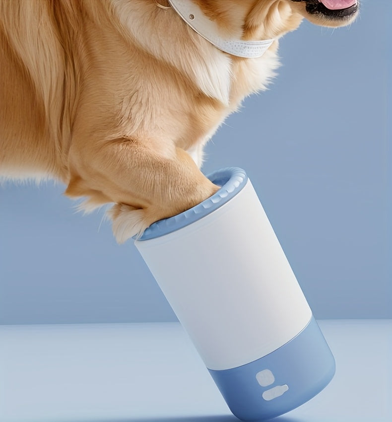 Pet Foot Washing Cup, Electric Dog and Cat Foot Washer, USB-Rechargeable Pet Outdoor Cleaning Supply, Pet Grooming and Cleaning Tool, The Best Gift for Your Beloved Pets, Pet Foot Cleaner, Dog Washing Supplies, Dog Scrub Brus
