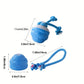 [Electronic Dog Ball for Pets] High-Quality, Durable, Interactive Electronic Dog Ball for Pets - USB Rechargeable, Automatic Rolling Toy, Large and Small Dog Ball with Straps, Ball Launcher, Playful Design, Petsafe Material,