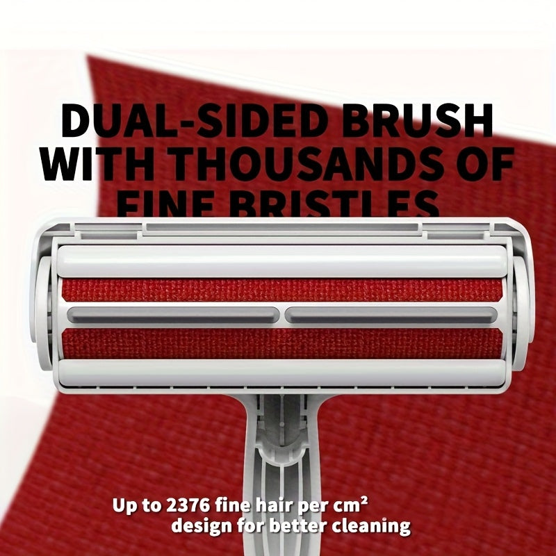 Pet Hair Remover - Lint Roller For Pet Hair - Cat And Dog Hair Remover For Couch, Furniture, Carpet, Car Seat, Reusable Roller W/Self-Cleaning Base - Upgraded Animal Fur Removal Tool