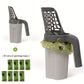 All-In-One Storage Portable Cat Cleaning Cat Litter Shovel with Built-In Garbage Bag Automatic Poop Scooper Set Cat Shovel
