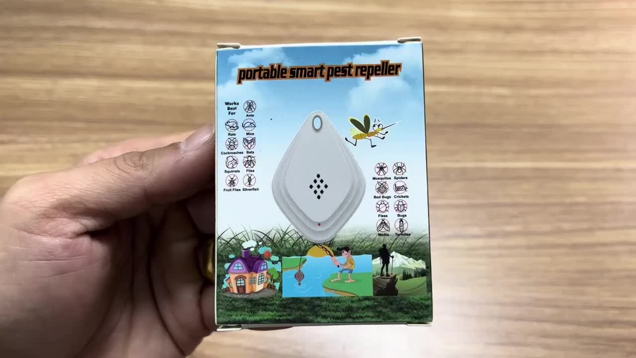 Portable Ultrasonic Mosquito Repellent - USB Charging, Intelligent Frequency Conversion, Protects Your Family from Insects