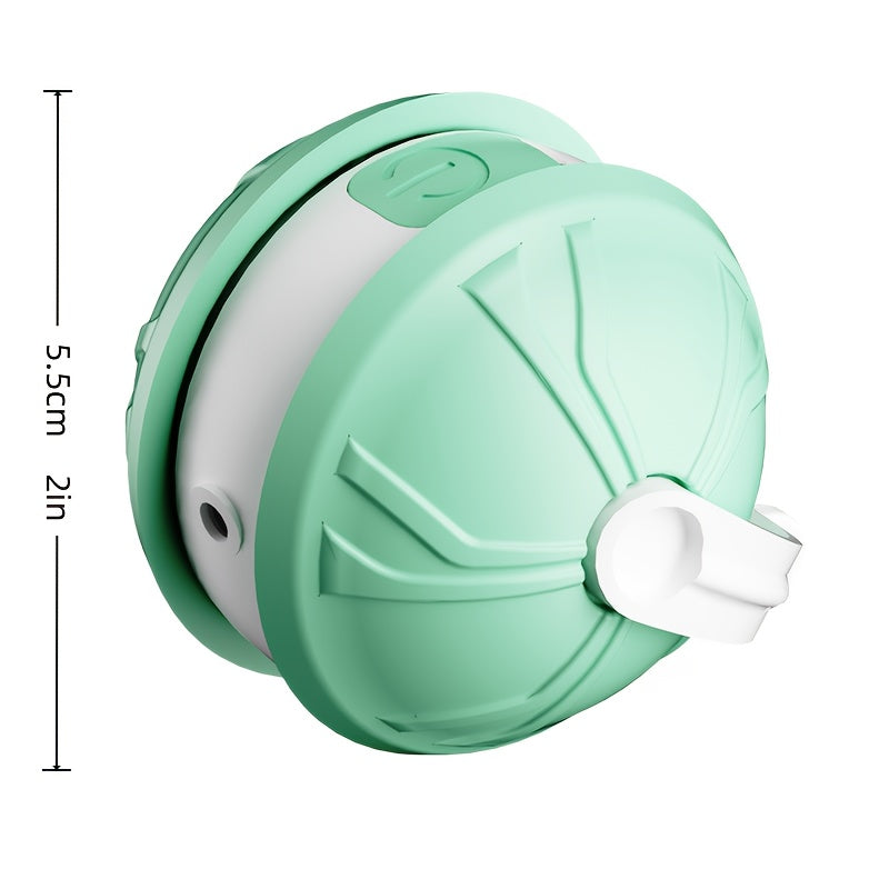 Automatic Cat Toy - Interactive Cat Toy, USB Rechargeable, Glowing Design for Indoor Play and Mental Stimulation, Fun Design, Fake Mouse, Replaceable Hanging Ornaments, Laser Cat Toy