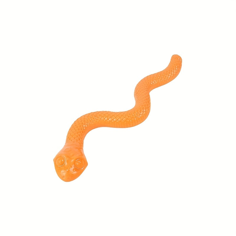 1pc Interactive Chew Toy Snake - Heavy-Duty Dog Puzzle Toy with Thick Rubber-like Texture, Individually Wrapped for Hygiene - Tough Chewer-Resistant, Non-Toxic Chew Bone for Puppies & Adult Dogs - Scratch-Resistant, for Aggre