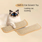Sisal Cat Scratching Board Mat, Bite-Resistant and Shed-Free with Built-in Herbs, 4-Season Use, Interactive Toy Claw Sharpener, Self-Entertaining Cat Bed Pad
