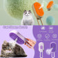 2pcs Pet Spritz Comb, 3-In-1 Cat Steam Brush, USB Charging Convenience, 360° Rotating Pet Steam Brush for Cats and Dogs, Cat Brush, Pet Cleaning, Easytouse Comb, Petsafe Material, Grooming Comb, Cat Lovers, Pet Owners