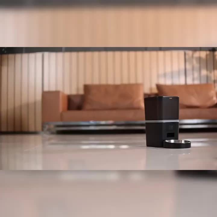 4L Smart Pet Feeder with Camera & App Control - Automatic Timer, Dual Bowl Dog & Cat Food Dispenser, USB-Powered, Real-Time Monitoring, Easy Disassembly for Busy Pet Owners, Automatic Pet Feeder, Remote Feeding Solution, Slee