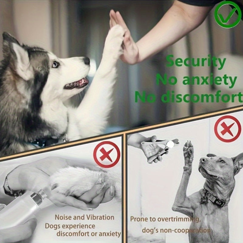 Pet Nail Care | Dog Nail File | Scratch Square for Dogs | Stress-Free Nail Care | Durable PP Material