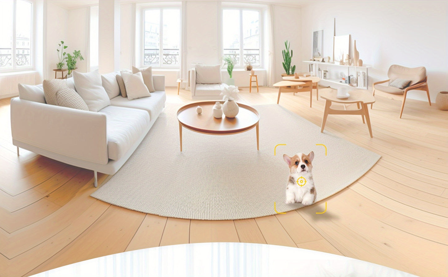 2PCS BoyKeep 5g/2.4ghz WiFi Smart Camera, High-definition Indoor Safety Monitor, Special Safety Camera For Babies And Pets, 360° Panoramic Surveillance Video, Night Vision, Two-way Calls, Memory Card And Cloud Storage, K30