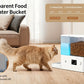 Smart Automatic Cat Feeder and Water Dispenser All-in-One with App Control, Large Capacity Wet/ Food Storage, Enabled,, Voice Control via Alexa/ Assistant, -Waste System,  & Wet Food Dispenser, Remote Monitoring, Low Voltage