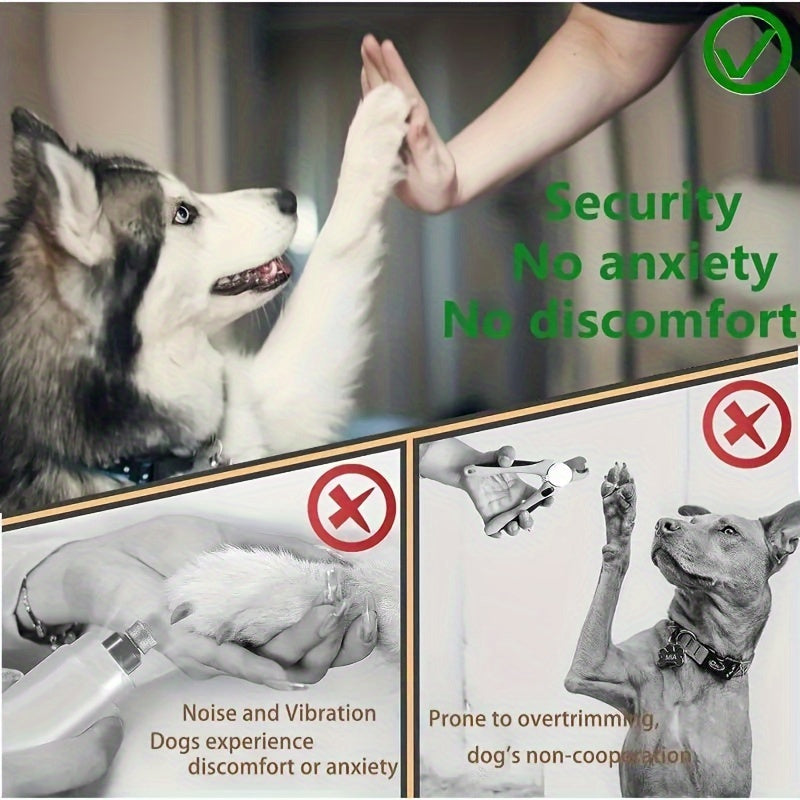 Pet Nail Care | Dog Nail File | Scratch Square for Dogs | Stress-Free Nail Care | Durable PP Material