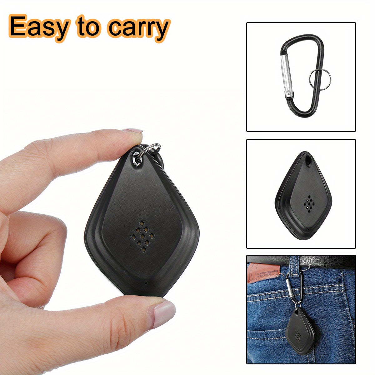 Portable Ultrasonic Mosquito Repellent - USB Charging, Intelligent Frequency Conversion, Protects Your Family from Insects