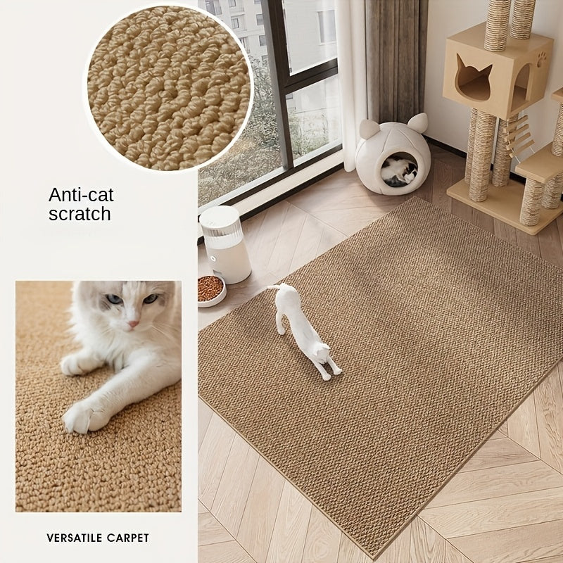 Pet cat scratch mat, pet floor mat, cat nest, dog cage, meal mat
