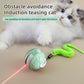 Automatic Cat Toy - Interactive Cat Toy, USB Rechargeable, Glowing Design for Indoor Play and Mental Stimulation, Fun Design, Fake Mouse, Replaceable Hanging Ornaments, Laser Cat Toy