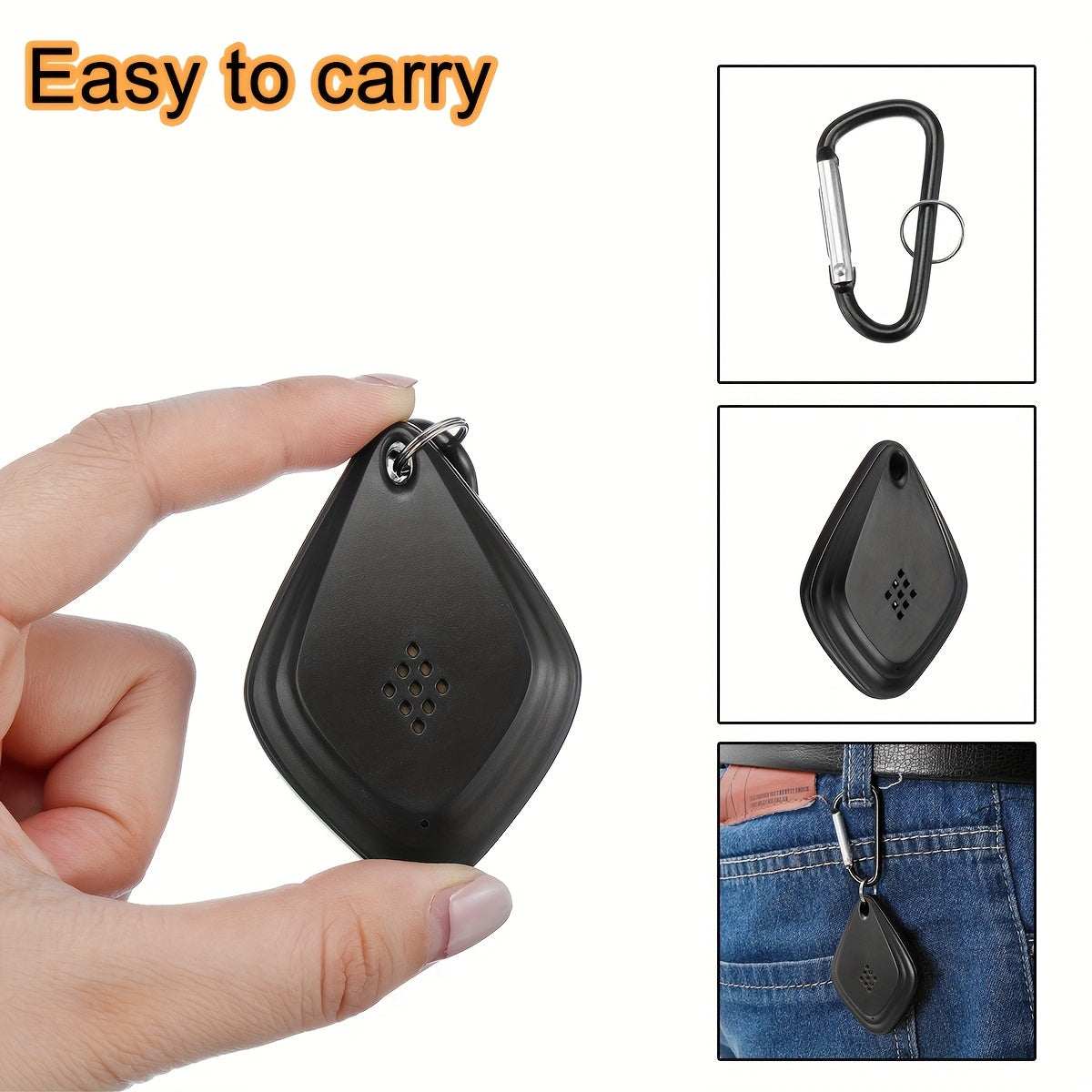 Portable Ultrasonic Mosquito Repellent - USB Charging, Intelligent Frequency Conversion, Protects Your Family from Insects