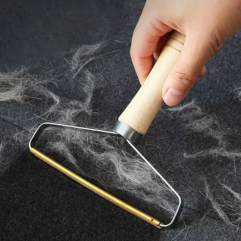 4pcs Reusable Pet Hair Cleaning Kit for Dogs & Cats - Durable Plastic Grooming Tools with Ergonomic Handles, Gentle on Fabric & Carpets, Ideal for Sofa, Furniture & Clothes - Includes Detangling Brush, Deshedding Brush, Flea