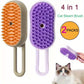2pcs Pet Spritz Comb, 3-In-1 Cat Steam Brush, USB Charging Convenience, 360° Rotating Pet Steam Brush for Cats and Dogs, Cat Brush, Pet Cleaning, Easytouse Comb, Petsafe Material, Grooming Comb, Cat Lovers, Pet Owners