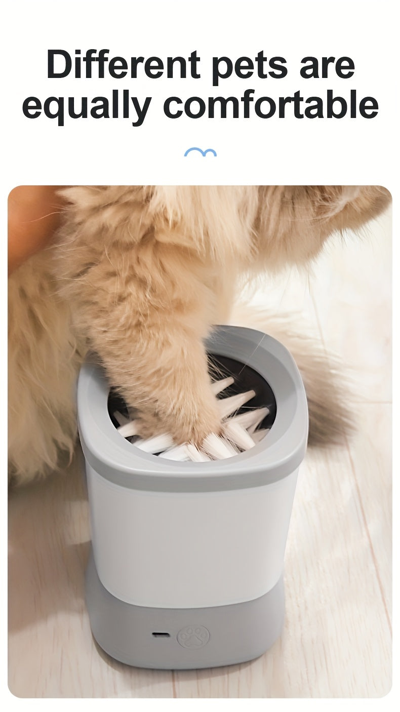 Pet Care Essentials, 1200mAh Battery, USB Pet Cleaner - Gentle and Nourishing, Suitable for Small to Medium Pets - Convenient Indoor & Outdoor Use, Hygienic Solution for Healthy Paws Anytime, Paw Washer Cup for Dogs and Cats