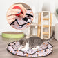 3pcs Pet Self-Entertainment Toy Set: 1 Round Double-Layer Hunting Cover + 2 Red Automatic Cat Balls