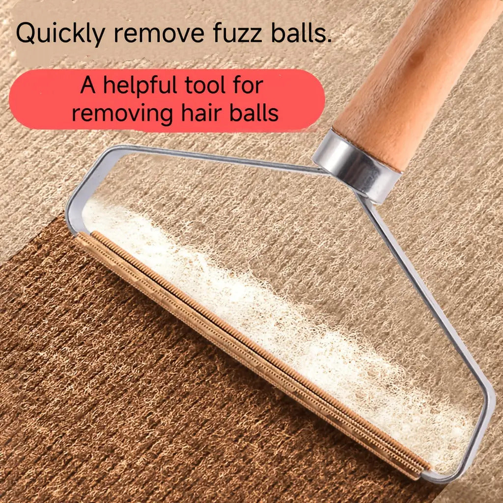 4pcs Reusable Pet Hair Cleaning Kit for Dogs & Cats - Durable Plastic Grooming Tools with Ergonomic Handles, Gentle on Fabric & Carpets, Ideal for Sofa, Furniture & Clothes - Includes Detangling Brush, Deshedding Brush, Flea