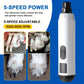 [5-Speed Nail Grinder] 5-Speed Electric Nail Grinder | Painless Grooming Tool for Cat and Dog Nails with 2 LED Lights