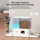 Smart Automatic Cat Feeder and Water Dispenser All-in-One with App Control, Large Capacity Wet/ Food Storage, Enabled,, Voice Control via Alexa/ Assistant, -Waste System,  & Wet Food Dispenser, Remote Monitoring, Low Voltage