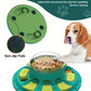 [Interactive Dog Feeder Toy] Interactive Slow Feeder Dog Toy with Treat Dispenser - Battery-Free Mental Stimulation Game, Non-Toxic Easy-Clean Plastic, Geometric Design for Puppies & Adult Dogs, IQ Boosting Play, Puppy Traini