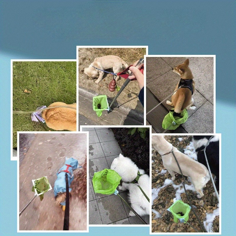 1pc Dog Poop Scooper with Telescopic Handle - Durable Plastic Pet Waste Bag Dispenser for Outdoor Walks, Easy-to-Use Design for Dog Owners, No Battery Needed, Dog Poop Bag, Sturdy Construction, Dog Poop Picker, Pooper Scooper